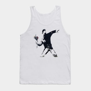 Banksy's Flower Bomber Tank Top